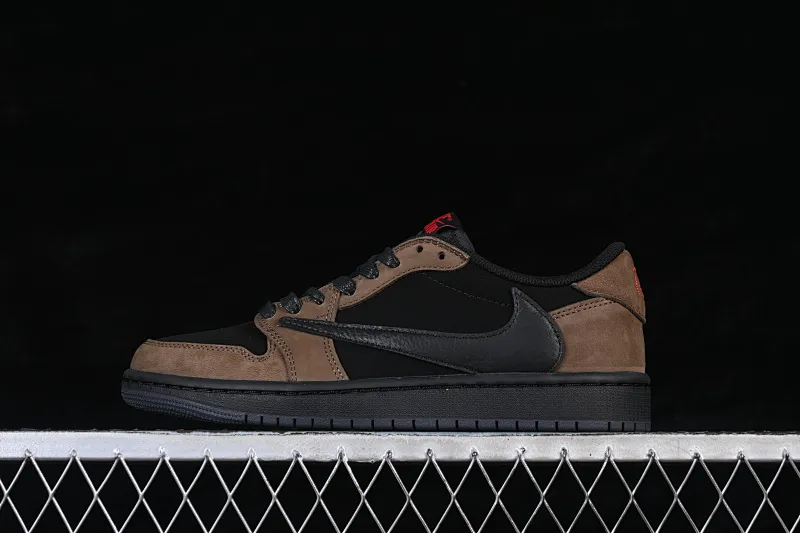 All Categories Air Jordan Jordan Series Basketball Shoes Air Jordan 1 Low High-end Customized Low-top Sneakers Travis Scott